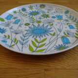 Series 6 Coraline plates in vintage melamine Rumilly France
