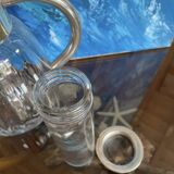 Antique pitcher with ice cooler tube