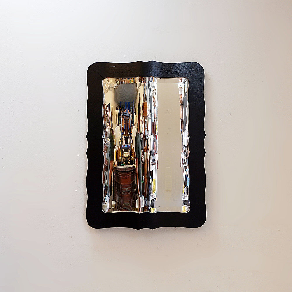 Miroir déformant convexe et concave vintage - 20ème siècle