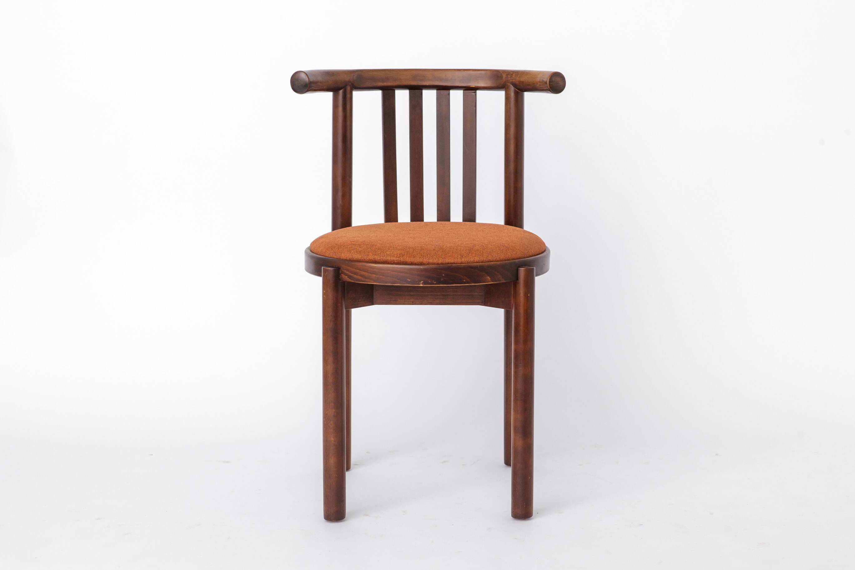 5 Bentwood Chairs 1950s, Vintage Beech Wood Chairs, Mid Century Dining