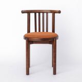 5 Bentwood Chairs 1950s, Vintage Beech Wood Chairs, Mid Century Dining