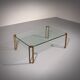 Coffee table design by Peter Ghyczy model T24 1970s 120x80x45