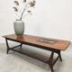 Vintage Dutch design Ravelli tile & teak coffee table Louis van Teeffel