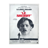 Affiche cinéma originale "Le Juge Fayard dit le Sheriff" Patrick Dewaere