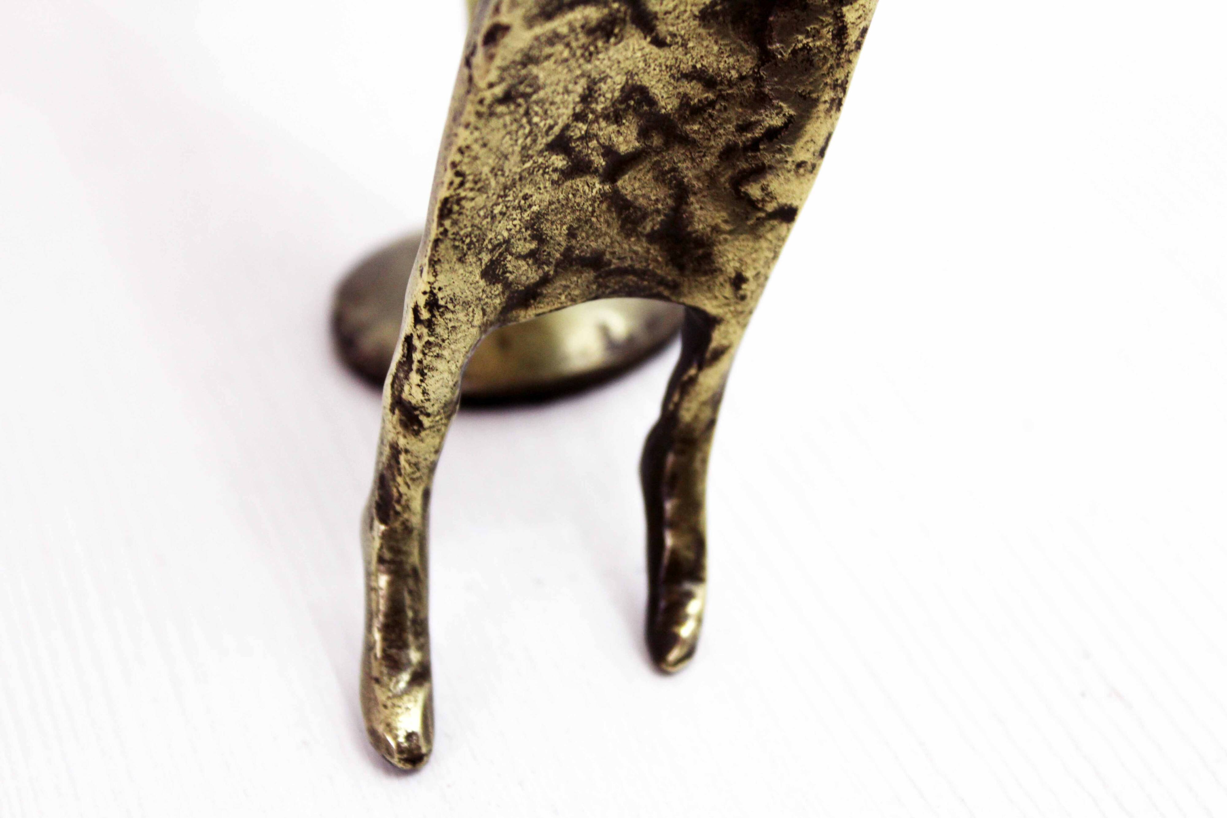 Modernist bronze sculpture