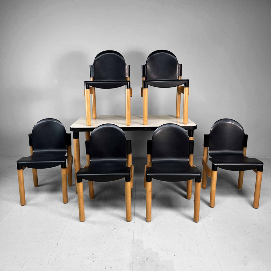Ensemble table et chaises Flex 2000 par Gerd Lange pour Thonet, 1970s |  Selency