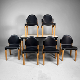 Table and chair set Flex 2000 by Gerd Lange for Thonet, 1970s