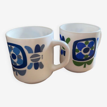 Two Mobil cups
