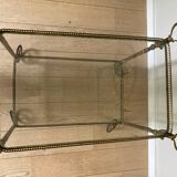 Brass serving trolley
