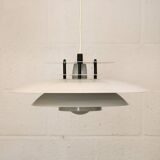 Vintage Laterna Danica Pendant Lamp: White & Black Danish Design