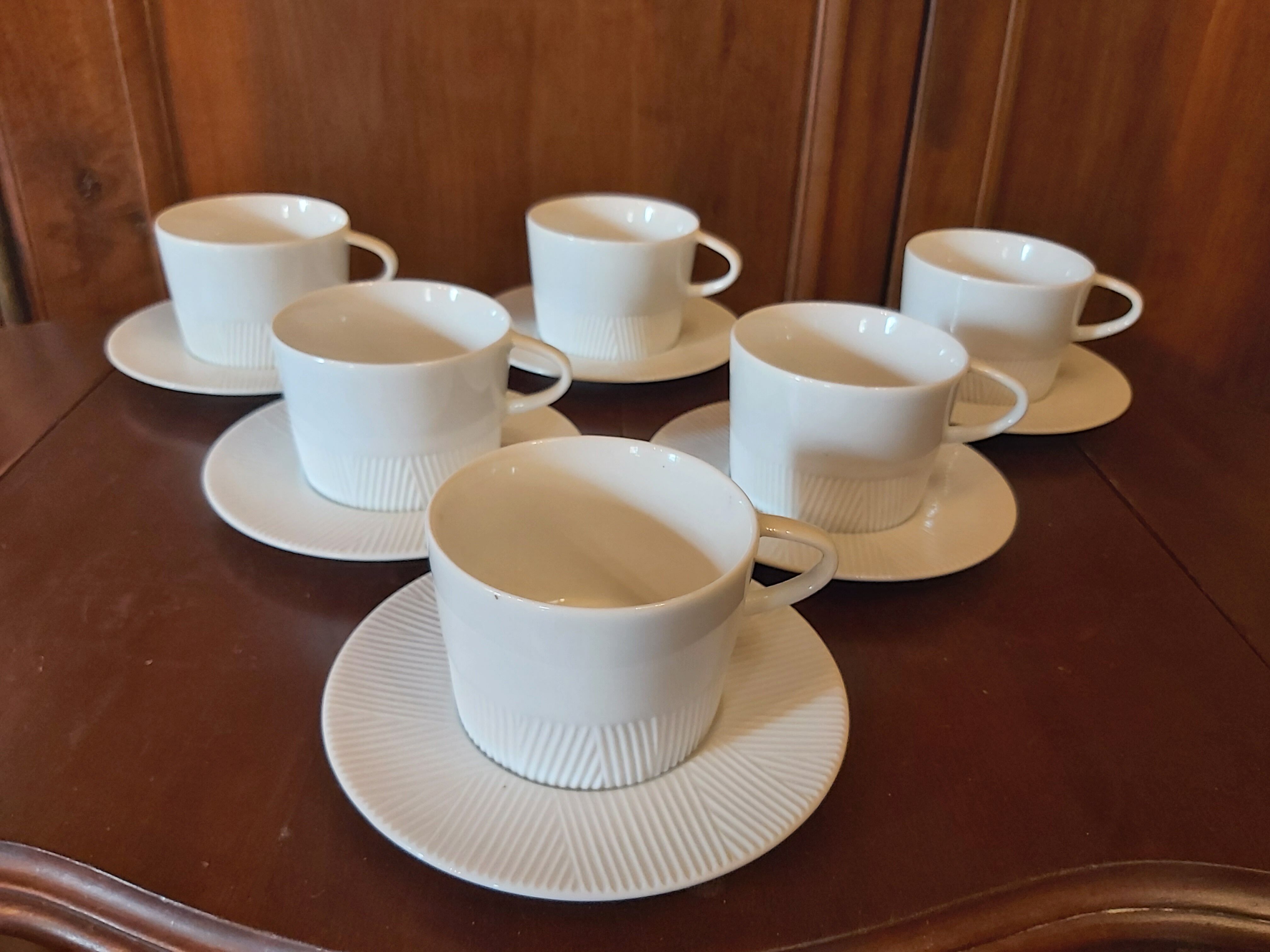 6 cups Geneviève Lethu Trait Blanc 2005