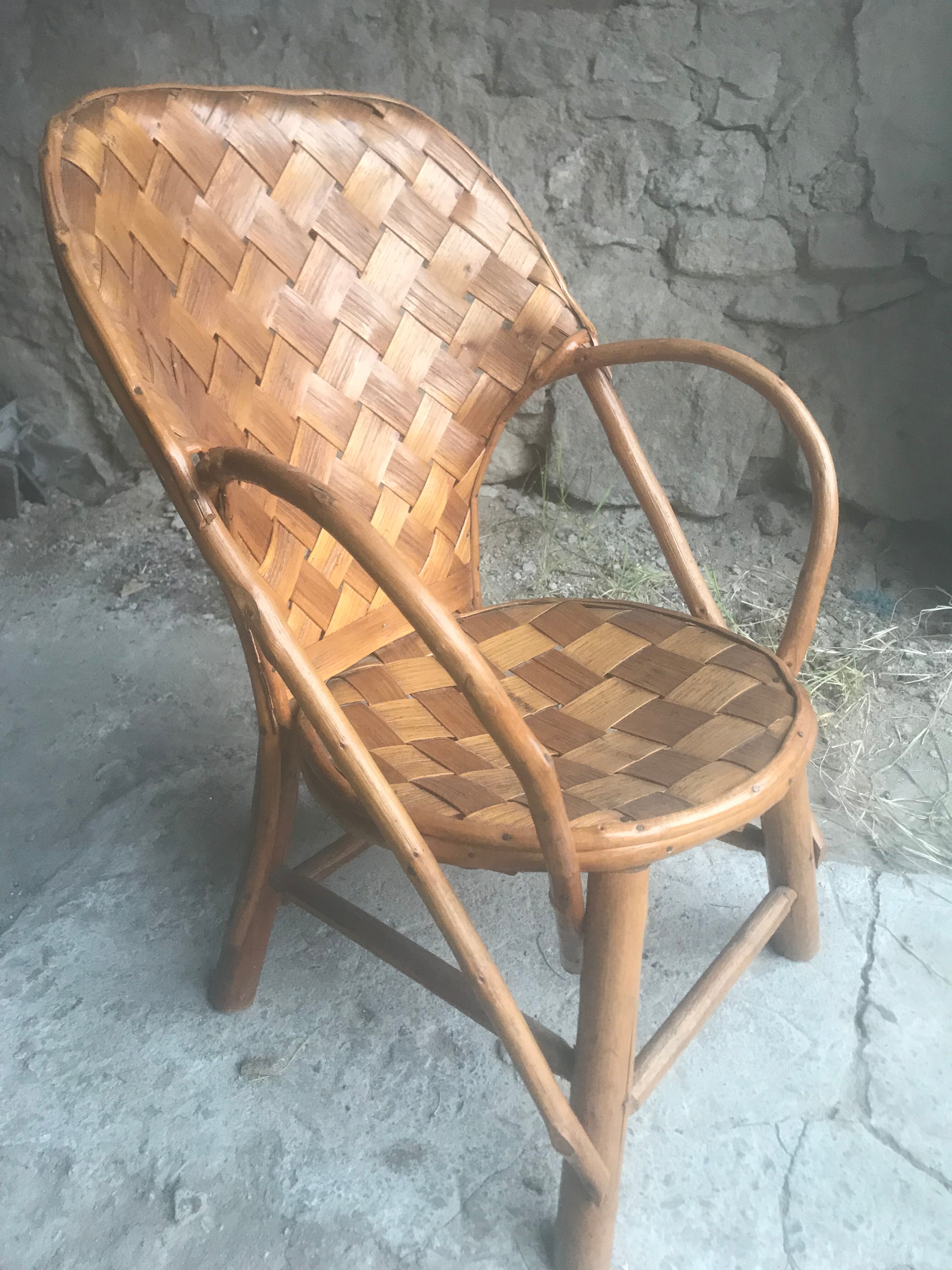 Armchair child chestnut