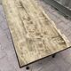 Wood and metal coffee table