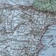 Map of Spain - 20x29cm 1922
