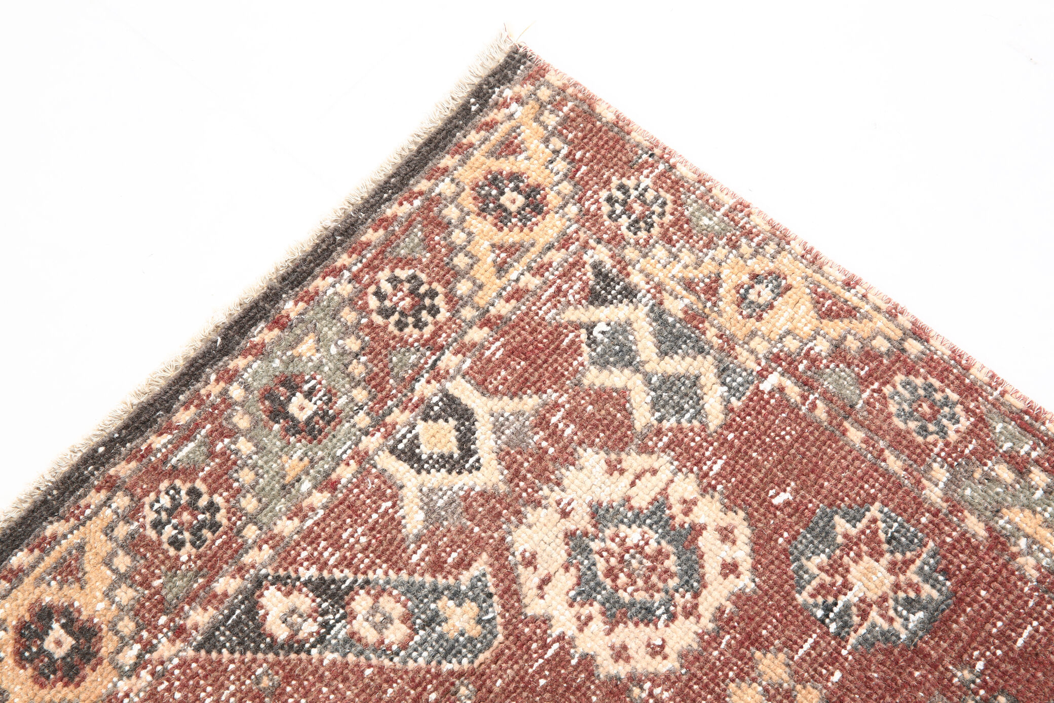 3x13 Persian Antique Runner Rug, 94x387Cm