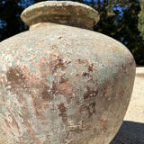 Old terracotta jar