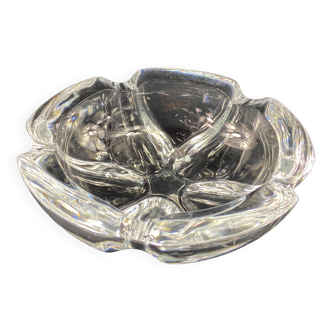 Daum style crystal ashtray