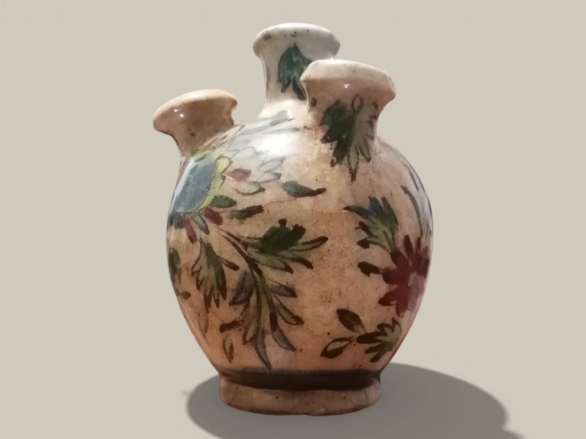 Antique flower vase in Iznik ceramic - Persia (Turkey/Iran) - Period