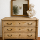 19th-century oak commode