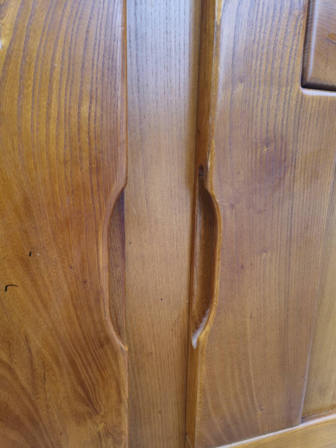 Enfilade Maison Regain in Oak with 3 vintage doors