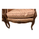 Paire de bergères de style Louis XV en bois narurel XX siècle