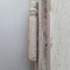 Pair of old beautiful white patina separation doors
