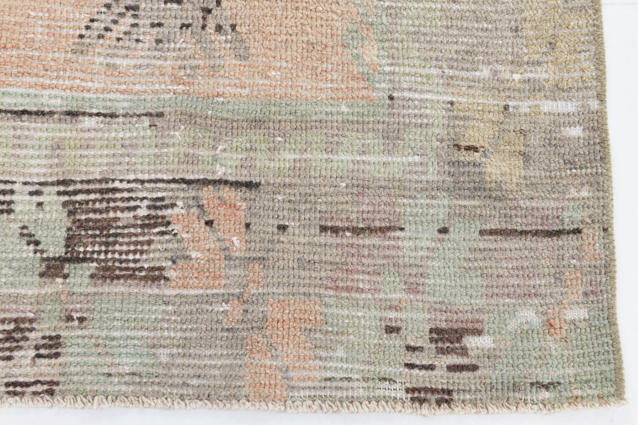 4x11 Long Wide Soft Beige Vintage Runner Rug, 116x334Cm FREE SHIPPING