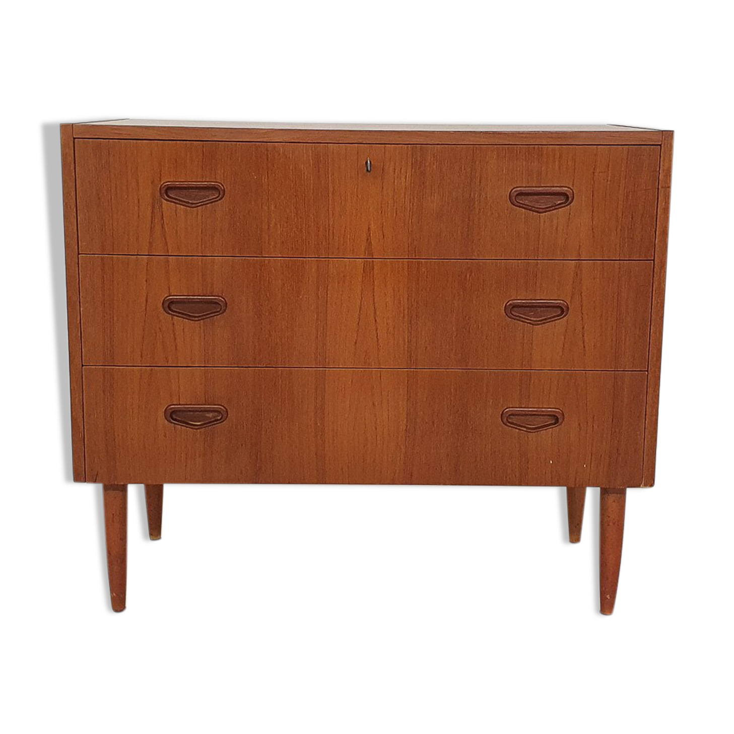 Scandinavian modern teak chest of drawers, Sweden 1960's