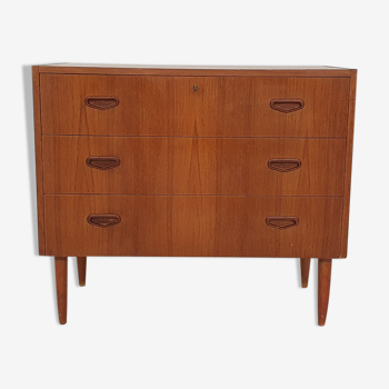 Commode en teck moderne scandinave, Suède des années 1960