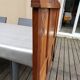 Vintage 50s oak headboard