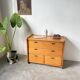 1980s pine chest of drawers