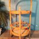 1960s bamboo bar trolley