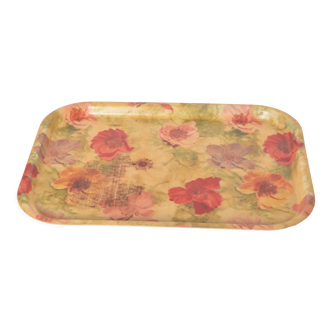 Fiberglass tray flower décor