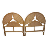 Rattan headboard