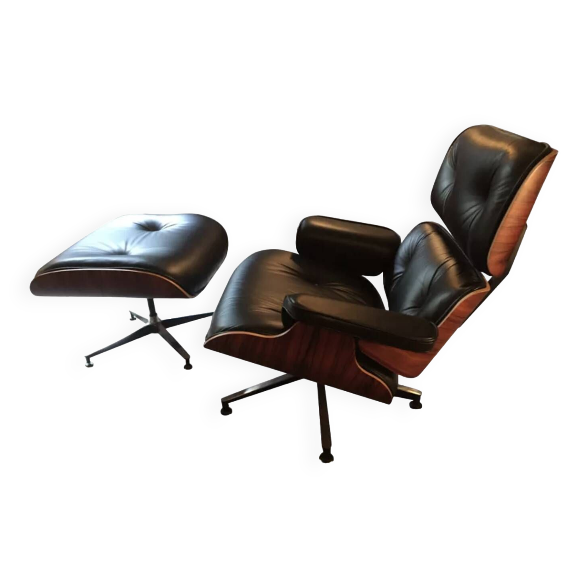 Eames armchair and ottoman