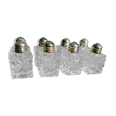 Service 8 pièces salières et poivriers