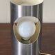 Vintage tube stainless steel lamp, 70s design