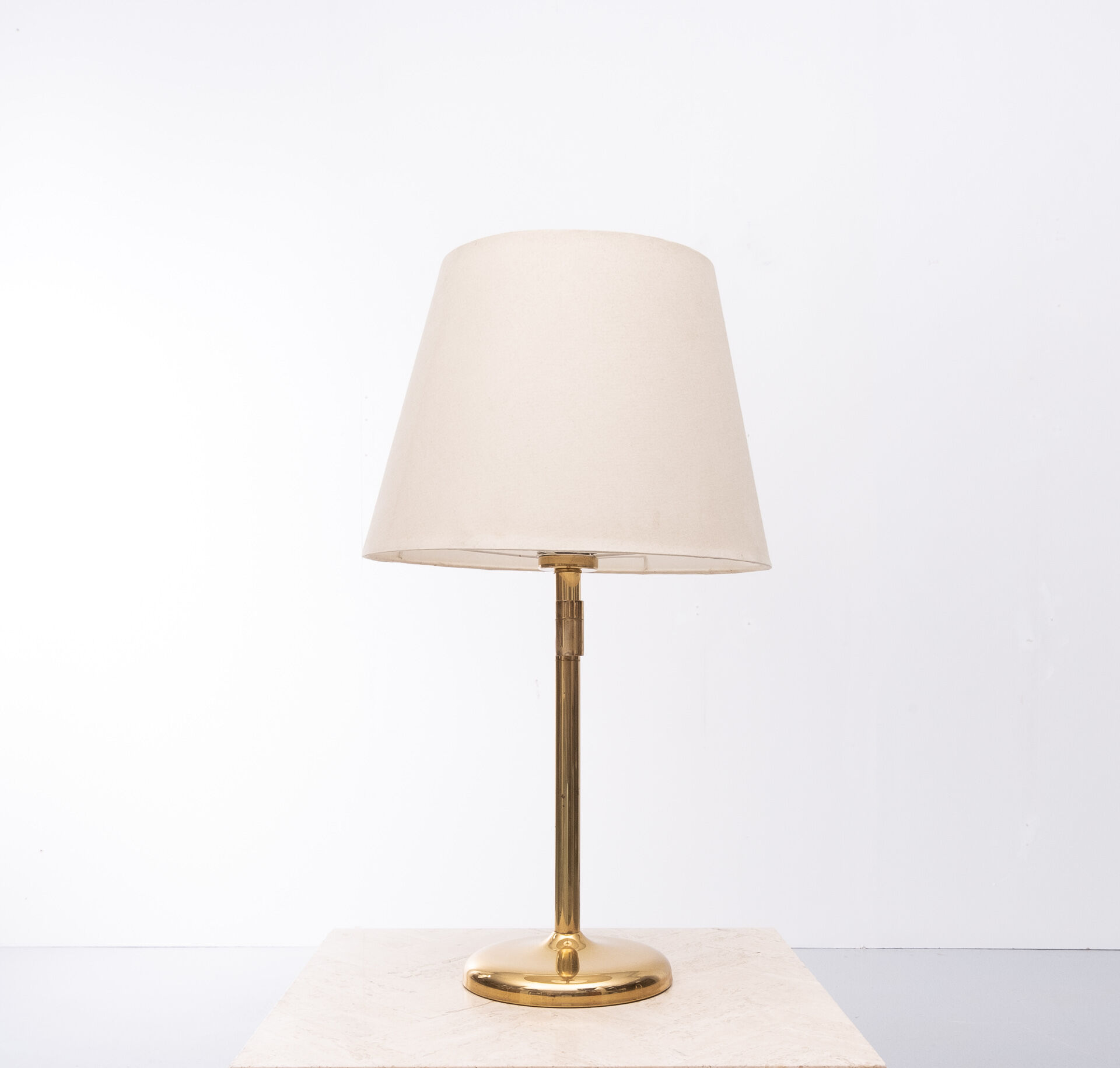 Solken Leuchten Brass Table Lamp, 1970s