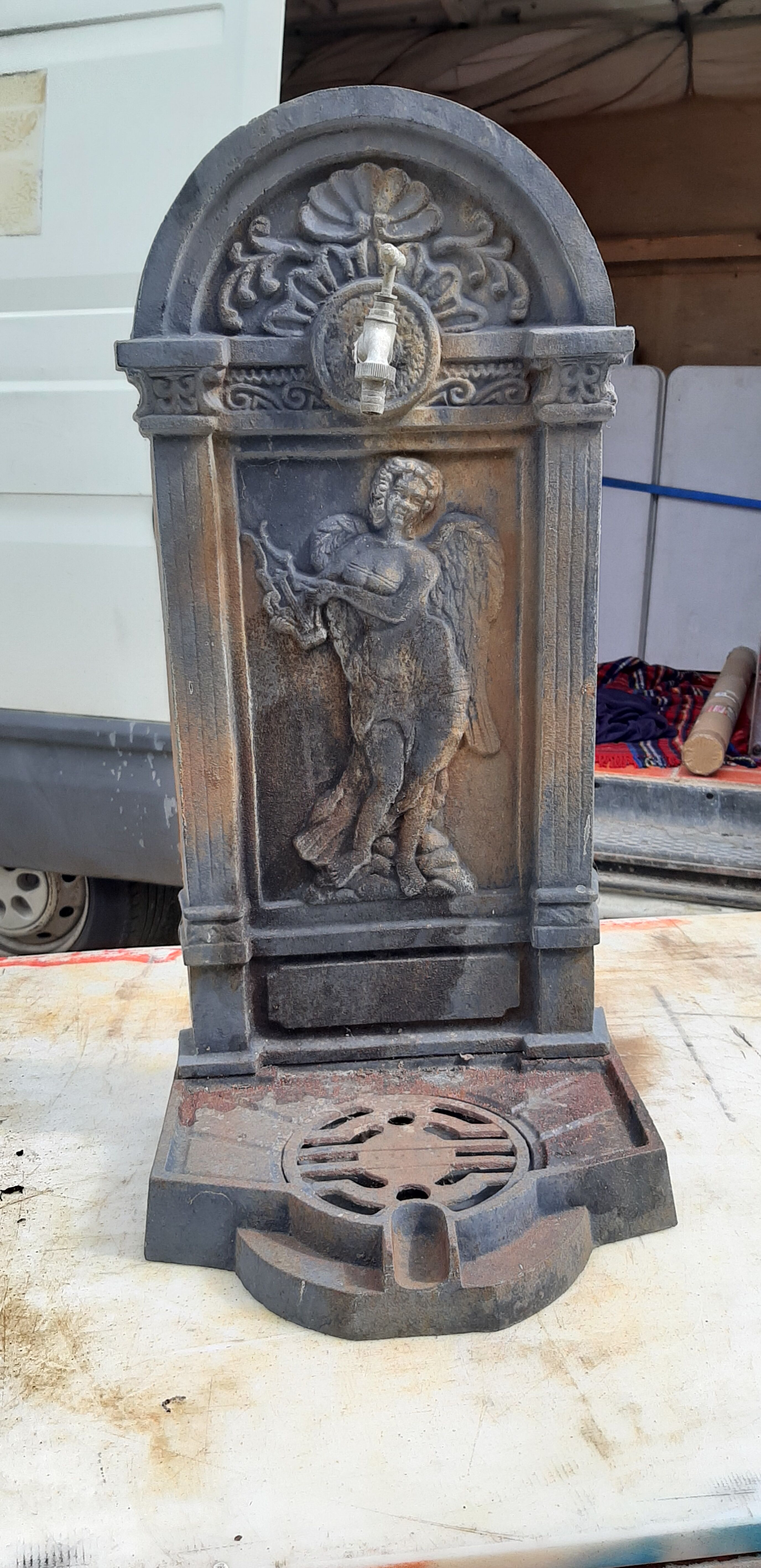Cast iron fountain