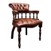 Fauteuil Chesterfield anglais classique