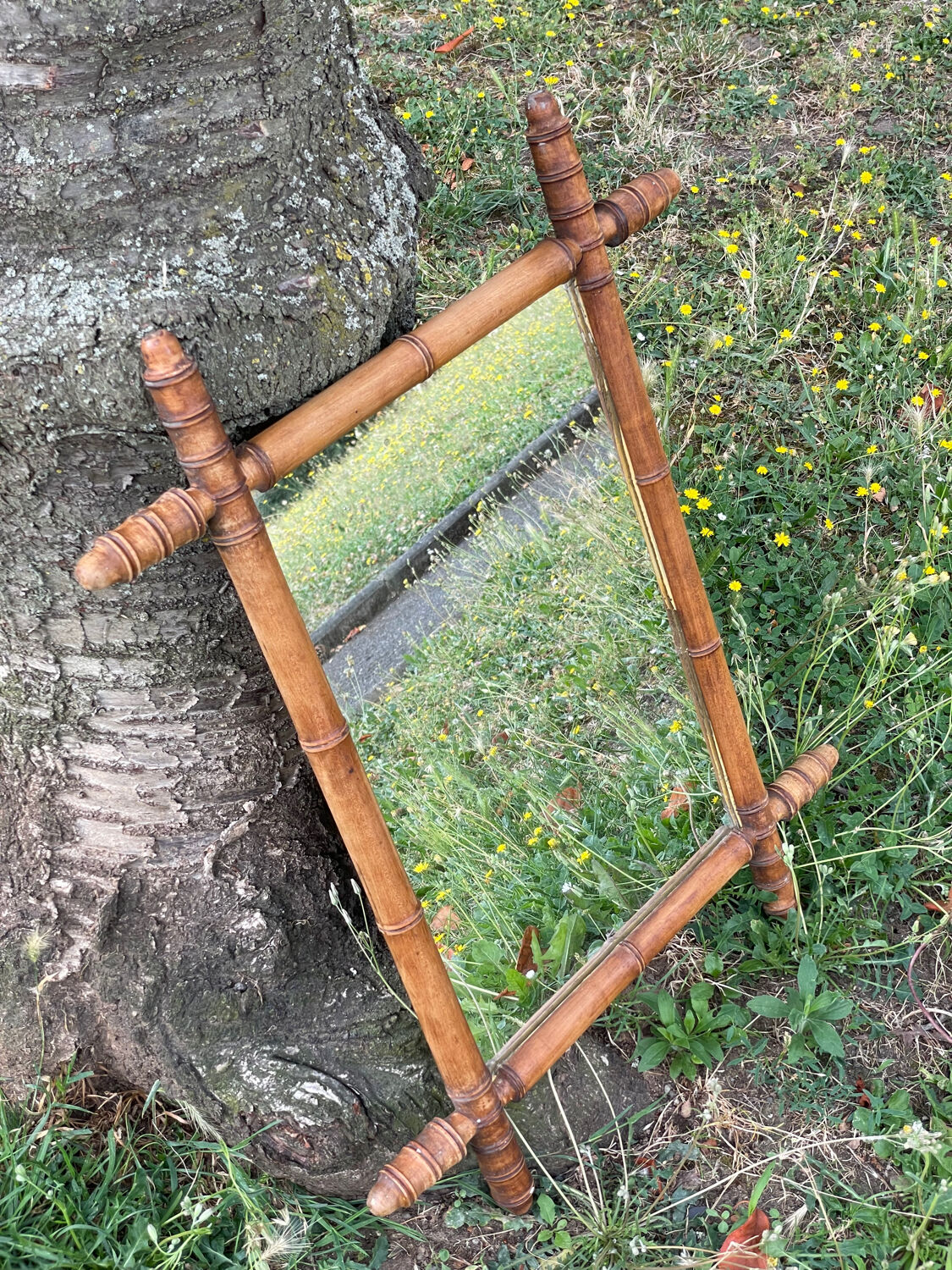 Bamboo mirror