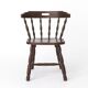 Vintage Western Style Wooden Chair, 1950s–1960s German Rustic Beechwood