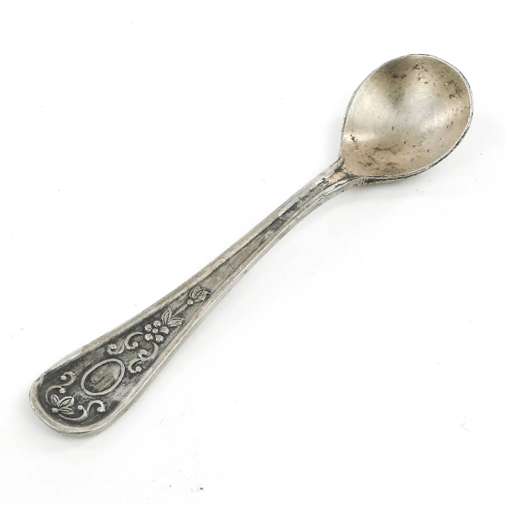 Salt spoon, silver-plated brass, Sweden, 1960s