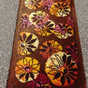 Vintage Wool Carpet Space Age 70s