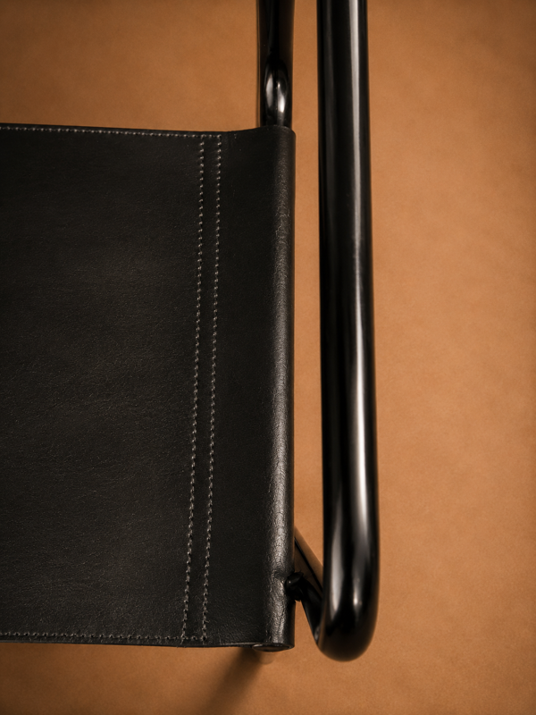 Paire Fauteuil MG5  Cantilever cuir Matteo Grassi