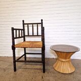 Antique Dutch bobbin chair, 1920s