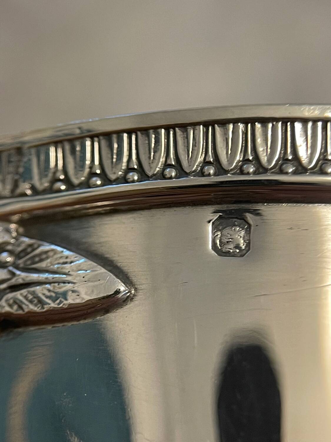 Solid silver bonbonnière, silversmith Émile Puiforcat