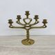 Mid-century large brutalist solid bronze candleholder, 1970s