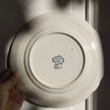 "Regency" - 6 dessert plates in ironstone St-Amand & Hamage