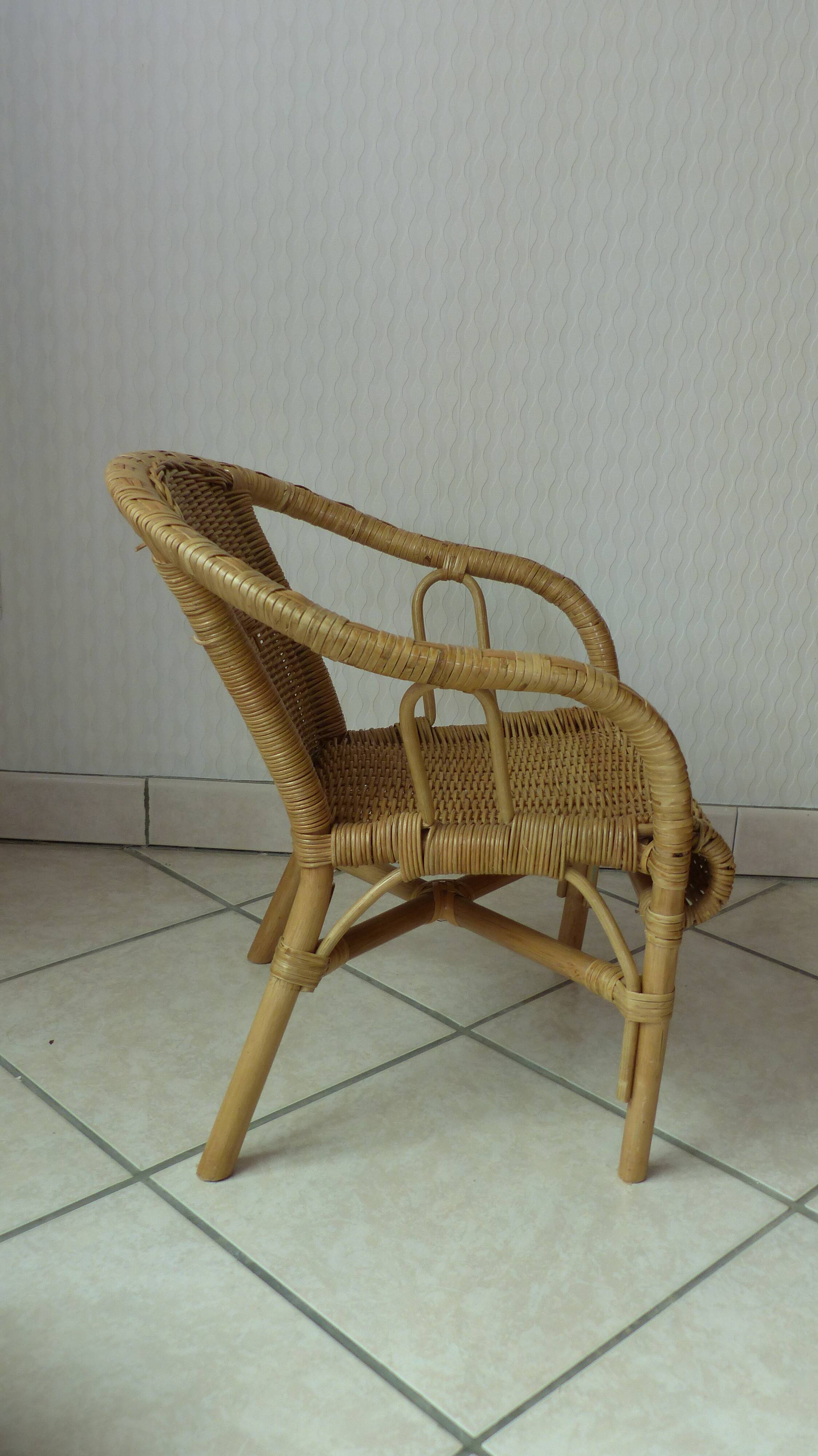 Fauteuil en rotin